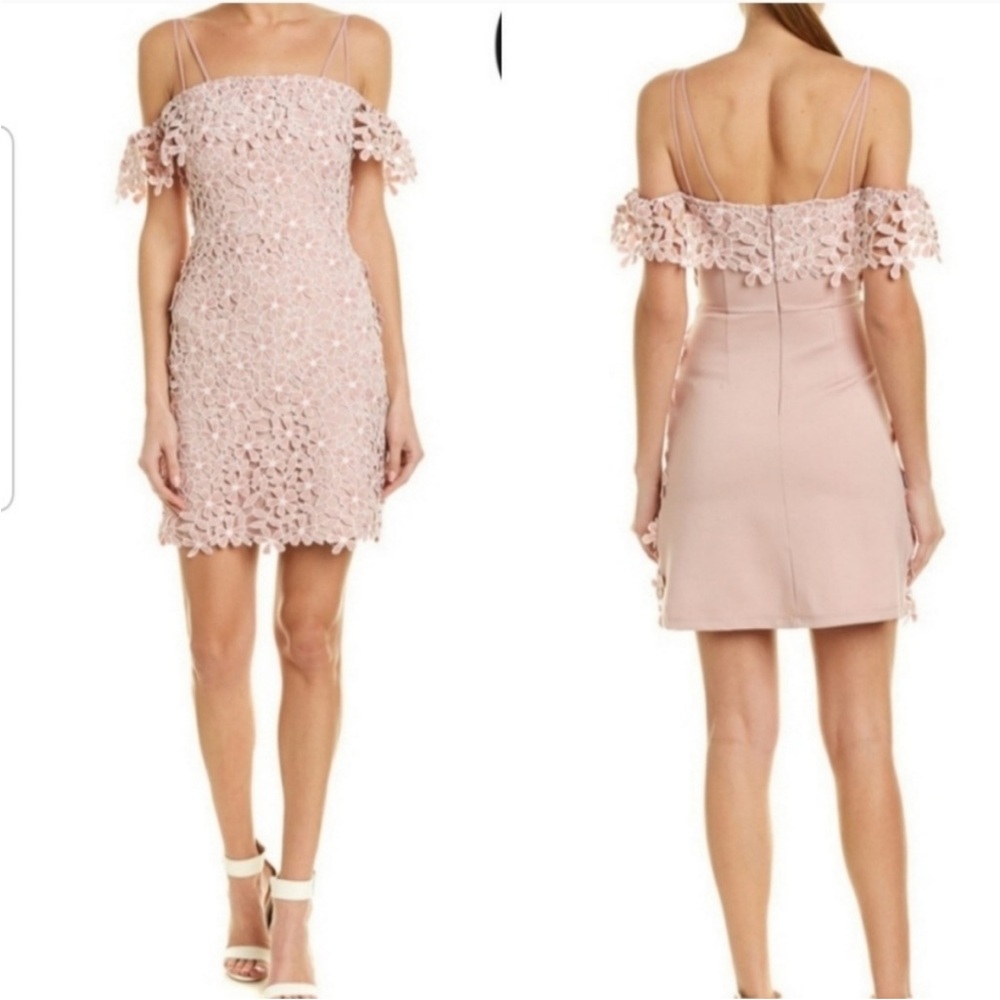 French Connection Floral Overlay Dress